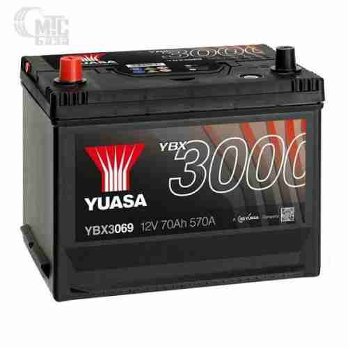 Аккумулятор  Yuasa SMF Battery Japan  [YBX3069] 6СТ-72 Ач L EN630 А 269x174x225 мм